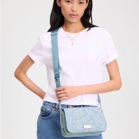 Kate Spade Light Blue Floral Crossbody Bag - Picture 2 of 8